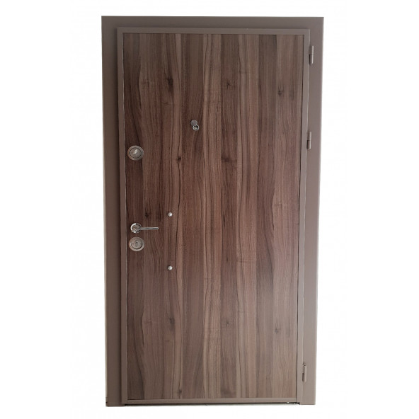 Tezwood 1658 Statik Kasalı Tanganika Düz Model Daire Kapısı, Çelik Kapı, Villa Kapısı - 6