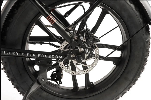 Alba Fold F Standart 500 Watt Katlanır Elektrikli Bisiklet Lacivert Nfc Özellikli 48v 10,4 Ah Batarya - Resim 9