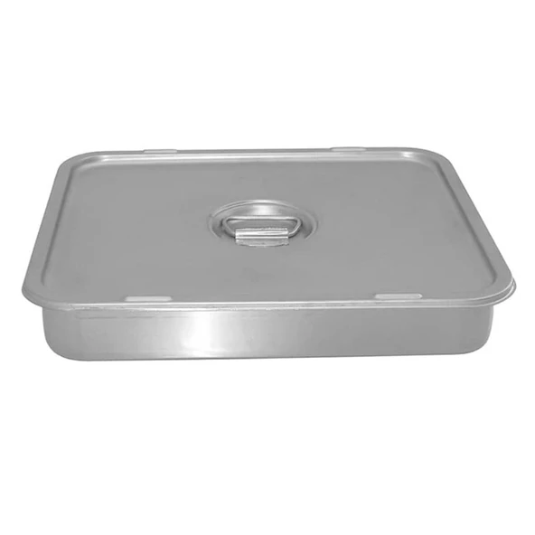 Öztiryakiler Pres Baskılı Tepsi, Kapaklı, 0.80 Mm, Saplı, Klipsli, 50x70x10 Cm - 1