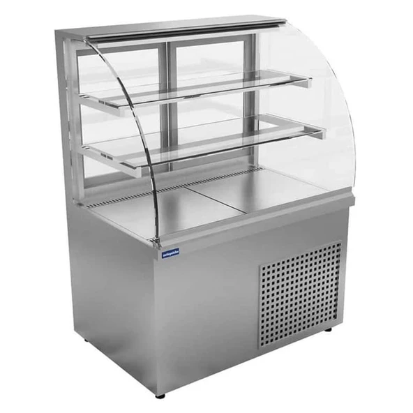 Öztiryakiler Bombe Camlı Sıcak Teşhir Dolabı, 360 Lt, 150x70x135 Cm - 1