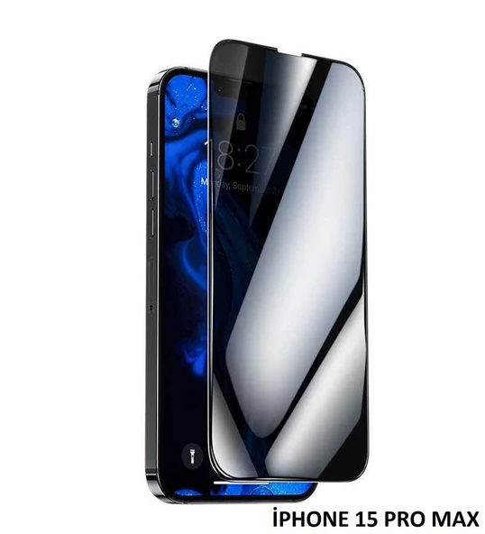 İphone 15 Pro Max Anti Statik Tam Kaplayan Hayalet Kırılmaz Cam ürün görseli