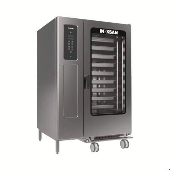 İnoksan Fkg 40 Digital Panelli Konveksiyonlu Gazlı Fırın Gn 1/1 40 Tepsi - 1