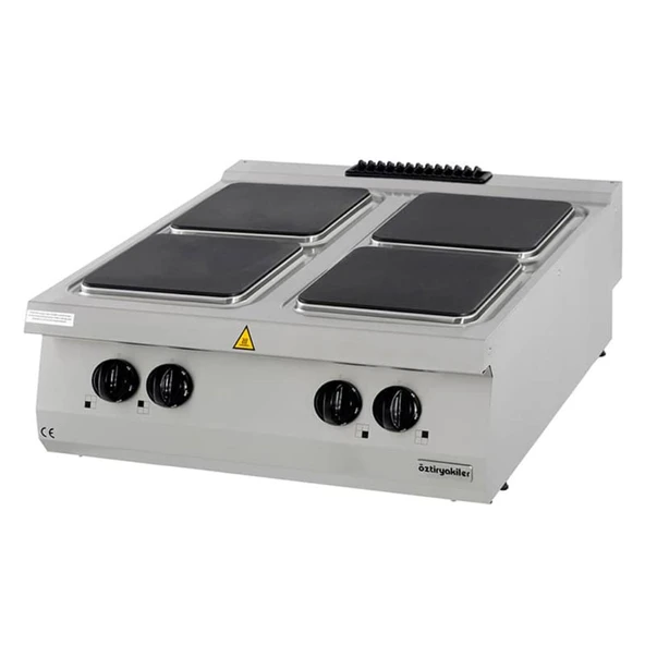 Öztiryakiler Set Üstü Elektrikli Ocak, Dörtlü, 80x90x30 Cm, Osoe 8090 - Resim 1
