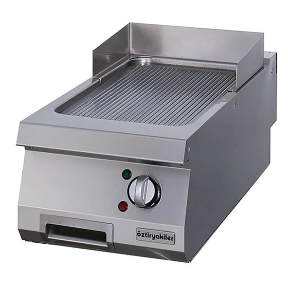 Öztiryakiler Öztiyakiler Elektrikli Grill Plate, Oluklu, Krom Kaplı, 40x90x30 Cm, Oge 4090 N C - 1