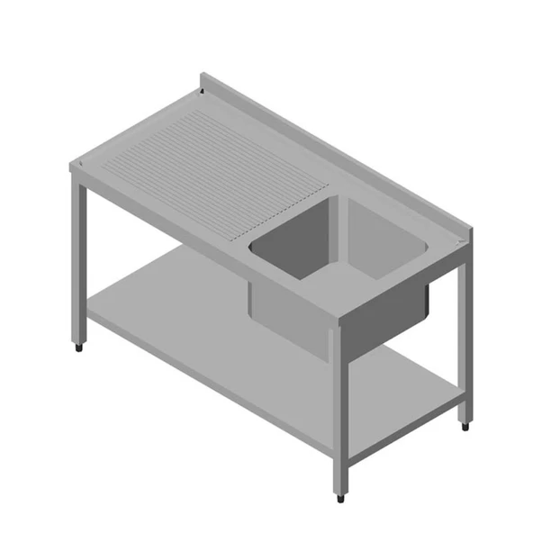 Öztiryakiler Evyeli Tezgah 1g/1d Sol 3 Perdeli Taban Raflı 140x70 Cm ürün görseli 1