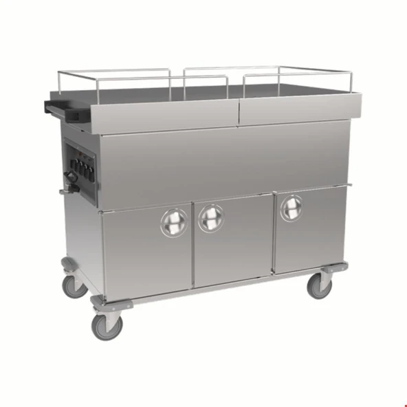 İnoksan Ays 100 Yemek Servis Arabası - 1