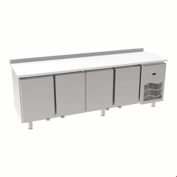 İnoksan Sbp240s - Polietilen Tablalı 4 Kapılı Tezgah Tipi Buzdolabı - 1