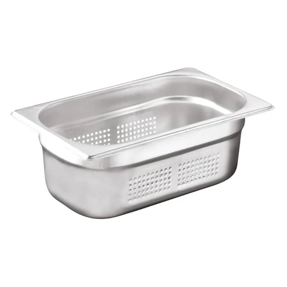 Öztiryakiler Delikli Gastronom Küvet, 15 Cm, Gnp 1/4 - 1