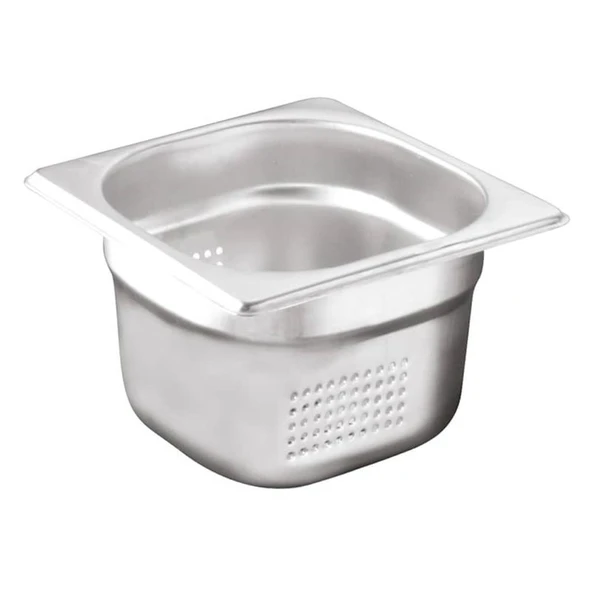 Öztiryakiler Delikli Gastronom Küvet, 15 Cm, Gnp 1/6 - 1