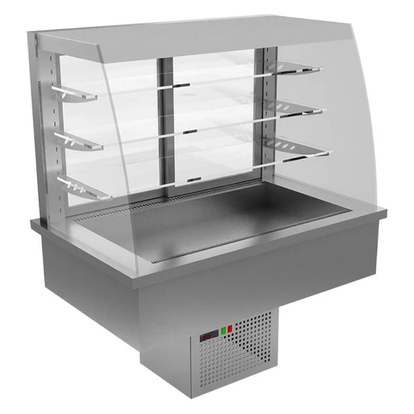 Öztiryakiler Ankastre Self Servis Soğuk Teşhir Dolabı, 120 Cm, Eta - 21c12 Model - 1