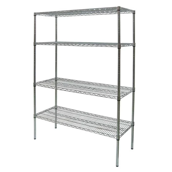 Öztiryakiler 4 Katlı Paslanmaz İstif Rafı, Izgara Tabla, 53x122x183 Cm 304 K ürün görseli