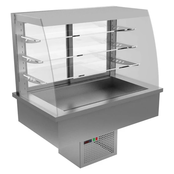 Öztiryakiler Ankastre Self Servis Soğuk Teşhir Dolabı, 100 Cm, Eta - 21c10 Model - 1