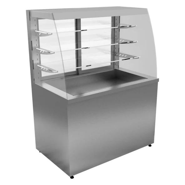 Öztiryakiler Etd-25n18 Self Servis Nötr Teşhir Dolabı, 180x75x160 Cm - 1