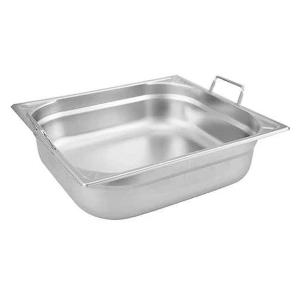 Öztiryakiler Saplı Köşe Desenli Gastronom Küvet, 10 Cm, Gn 2/3 - 1