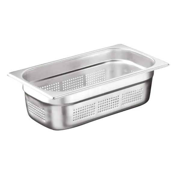 Öztiryakiler Delikli Gastronom Küvet, 4 Cm, Gnp 1/3 - 1