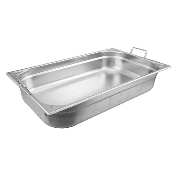 Öztiryakiler Öztriyakiler Saplı Köşe Desenli Gastronom Küvet, 15 Cm, Gn 2/3 ürün görseli