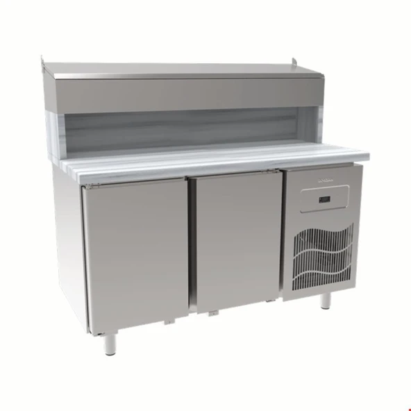 İnoksan Sgm140r - Mermer Tablalı 2 Kapılı Pizza Hazırlık Ünitesi - 1