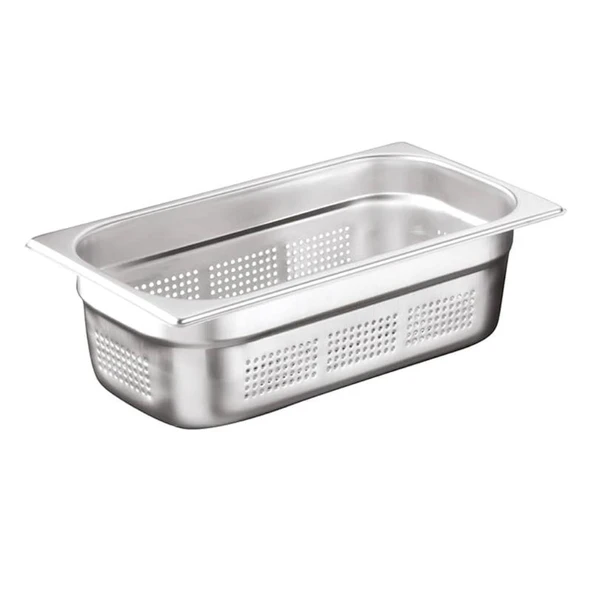 Öztiryakiler Delikli Gastronom Küvet, 10 Cm, Gnp 1/3 - 1