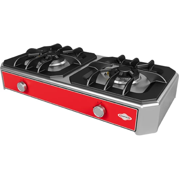 Empero EMP.SKG.020 Mini Setüstü Ocak Çiftli Brülörlü, Doğalgazlı - Resim 1