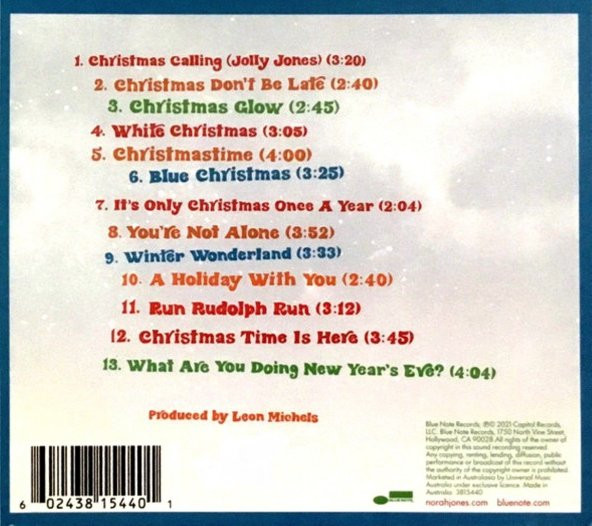NORAH JONES - I DREAM OF CHRISTMAS (CD) - 4