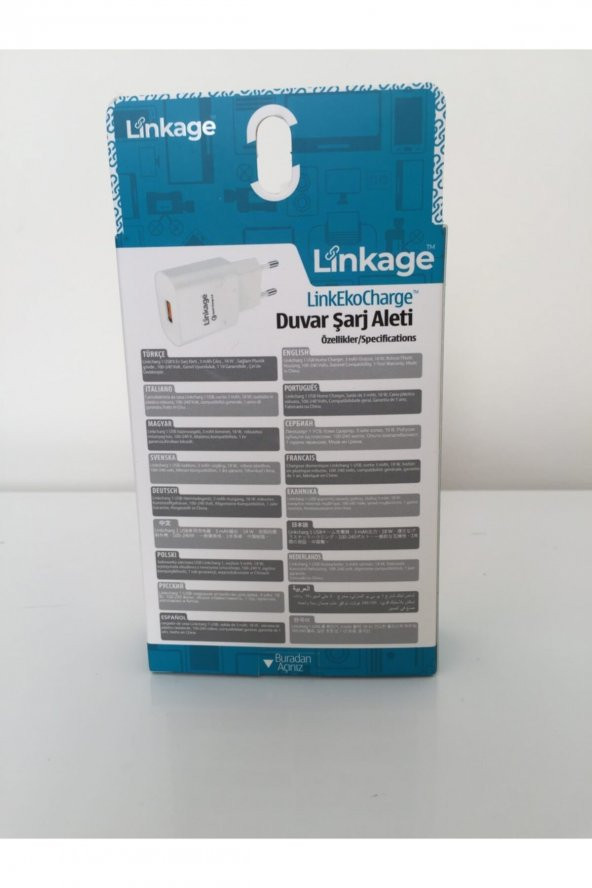 Linkage 3.0 Duvar Tipi Şarj Cihazı