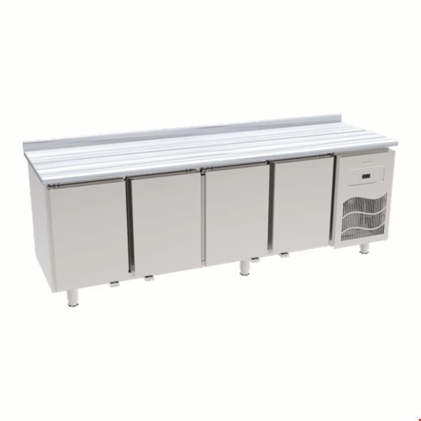 İnoksan Sbm246rs - Mermer Tablalı 4 Kapılı Tezgah Tipi Buzdolabı - 1