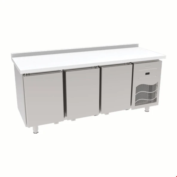 İnoksan Sbp196r - Polietilen Tablalı 3 Kapılı Tezgah Tipi Buzdolabı - 1