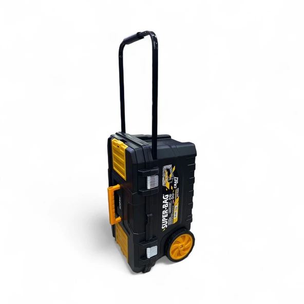 Super Bag  25,6 İnç  Mobil Takim cantasi cekcekli Alet Tekerlekli canta  Asr4024 - Resim 2
