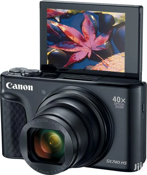 Canon PowerShot SX740 HS Fotoğraf Makinesi Light Edition (Black ) - 1
