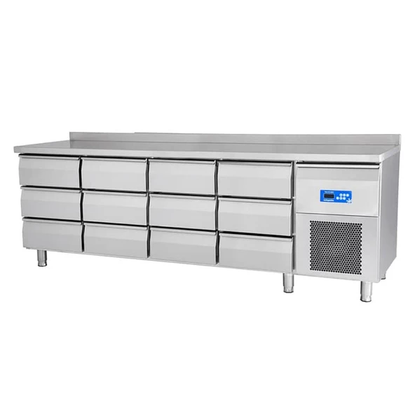 Öztiryakiler 12 Çekmeceli Yatay Tip Derin Dondurucu, Tag 470 Lmv, 304 Kalite - 1