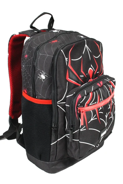 WIA SW031 Örümcek - 3' Lü Okul Çantası Seti - Sırt Ve Beslenme Çantası + Kalemlik - 6