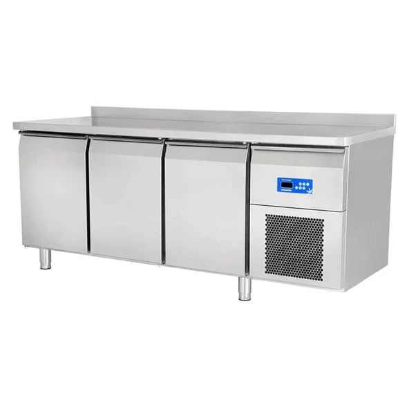 Öztiryakiler 3 Inox Kapılı Yatay Tip Derin Dondurucu, Tag 370 Lmv, 304 Kalite - 1