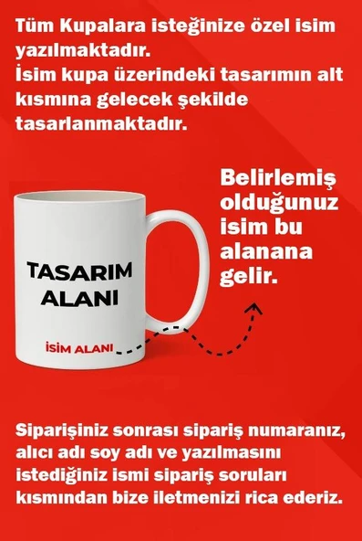 Babalar Günün Kutlu Olsun Canım Babam Yazılı Babalar Gününe Özel T Kupa Bardak - Resim 3