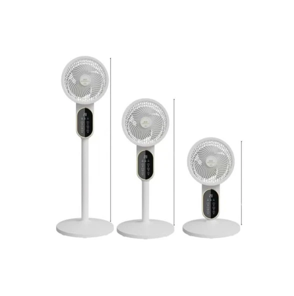 Zhltools Dijital Ekranlı Uzaktan Kumandalı Ayaklı Vantilatör - Resim 4