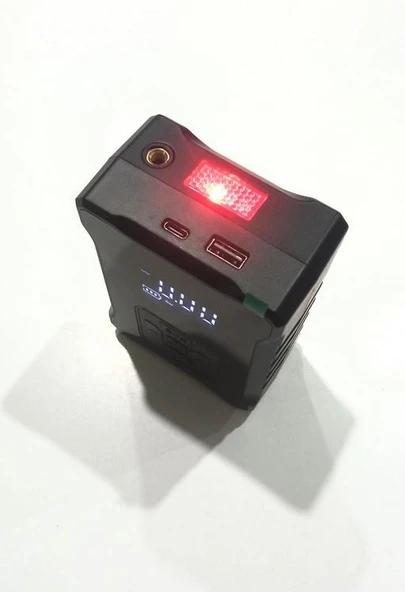 Zhltools Şarjlı Hava Kompreserü İkaz Lambalı Oto Lastik Pompası 150 Psi - Resim 3