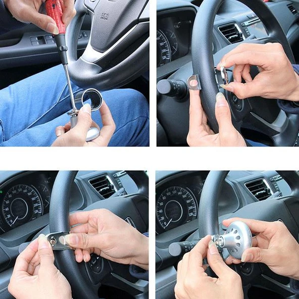 Zhltools Direksiyon Çevirme Yardım Topuzu Gümüş - Resim 3