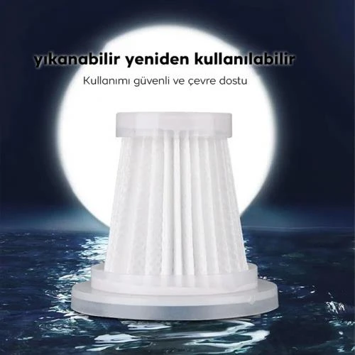 Zhltools ST-6644 6000R Portatif Vakumlu Üflemeli Mini Araç Süpürgesi - Toz ve Kül Temizliği​ - Resim 3