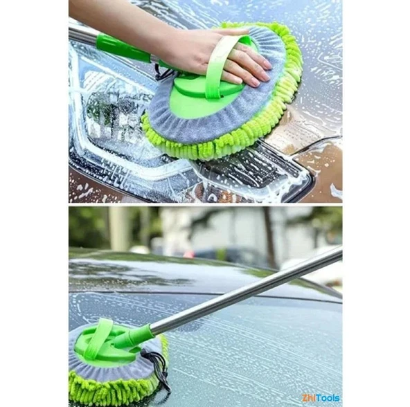 Zhltools Yedek Bezli Mikrofiber Araba Yıkama Fırçası - Resim 4