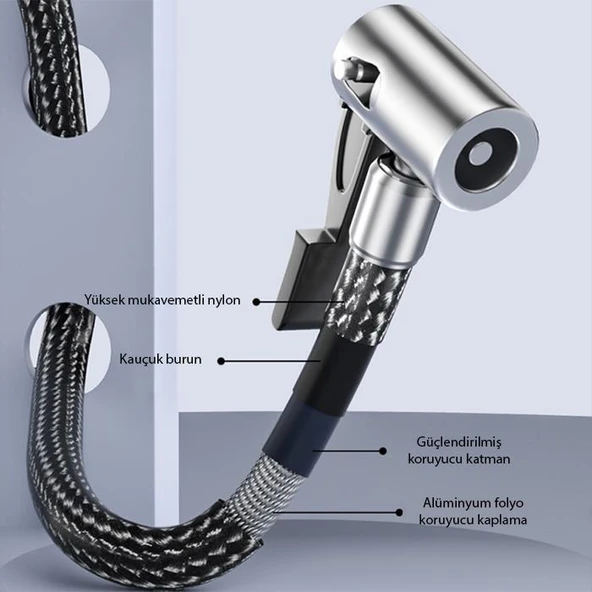 Zhltools ST-5523 LED Işıklı Taşınabilir Hava Pompası Kompresör Araç Lastik Şişirme Makinesi - Resim 4