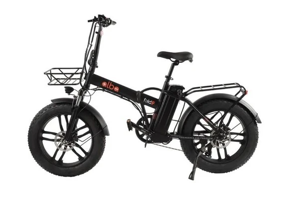 Alba Fold F Premium 500Watt Katlanır Elektrikli Bisiklet Siyah Nfc-Zırhlı Lastik 48v 16 Ah Batarya - Resim 11