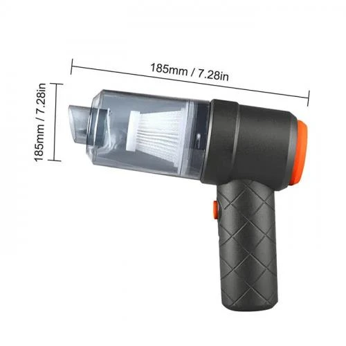 Zhltools ST-6644 6000R Portatif Vakumlu Üflemeli Mini Araç Süpürgesi - Toz ve Kül Temizliği​ - Resim 4