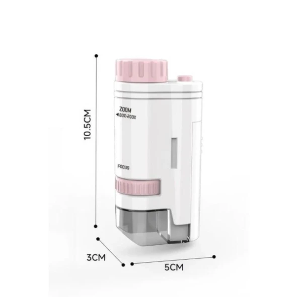 Zhltools Portatif Mini Mikroskop - Resim 4