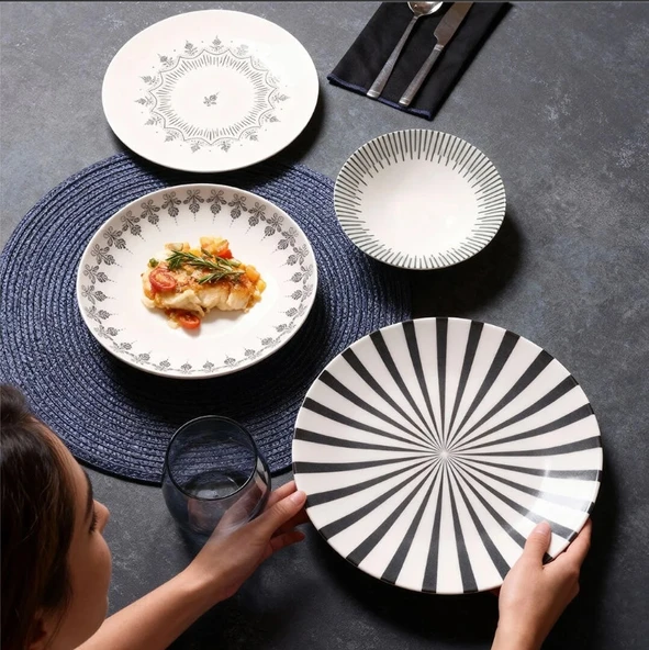 Güral Porselen Atina 24 Parça Yemek Takımı 9031 - 3