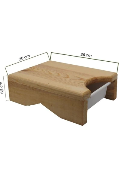 Çekmeceli Doğrama Kesme Tahtası Antibakteriyel Doğal Kesme Tahtası Doğrama Sunum Servis Hamur Işleri - 2