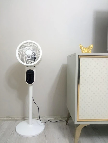 Zhltools Dijital Ekranlı Uzaktan Kumandalı Ayaklı Vantilatör - Resim 5