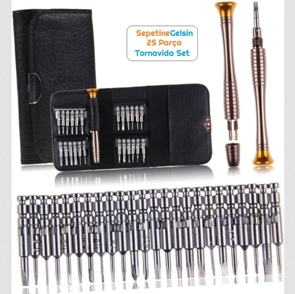 Sepetinegelsin Mini Cüzdan Tornavida Seti - Resim 6