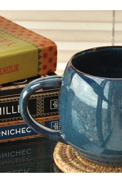 Artistik Mavi Kocaman Tombul Kupa - 2