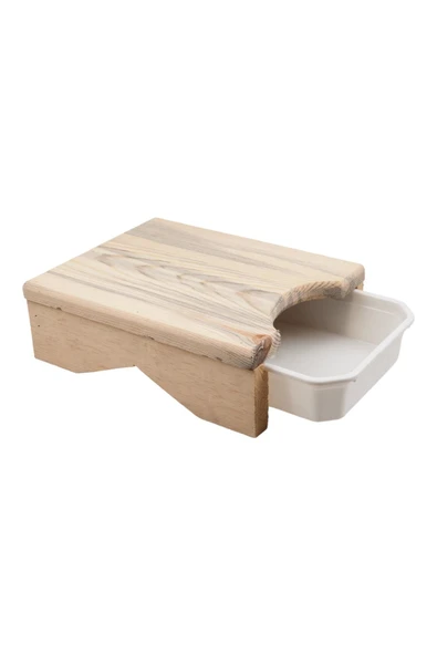 Çekmeceli Doğrama Kesme Tahtası Antibakteriyel Doğal Kesme Tahtası Doğrama Sunum Servis Hamur Işleri - 4