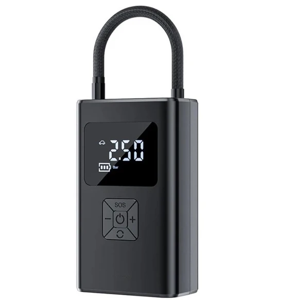 Zhltools ST-5522 Şarjlı lastik şişirme hava kompresör pompası 12V LED ışıklı ürün görseli