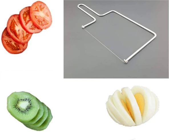 Zhlhome Peynir Çikolata Kek Sebze Kesici Dilimleyici - Resim 2